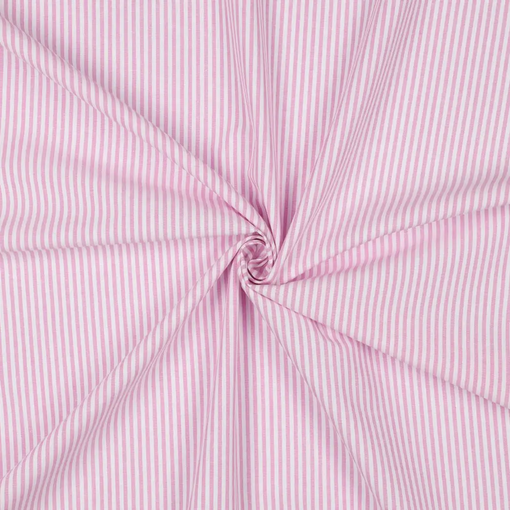 Yarn Dyed Stripe 3MM roze