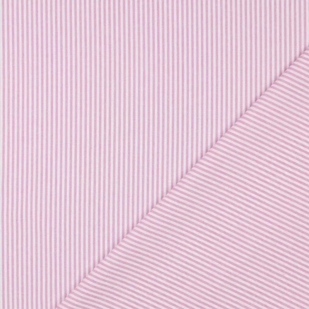 Yarn Dyed Stripe 3MM roze