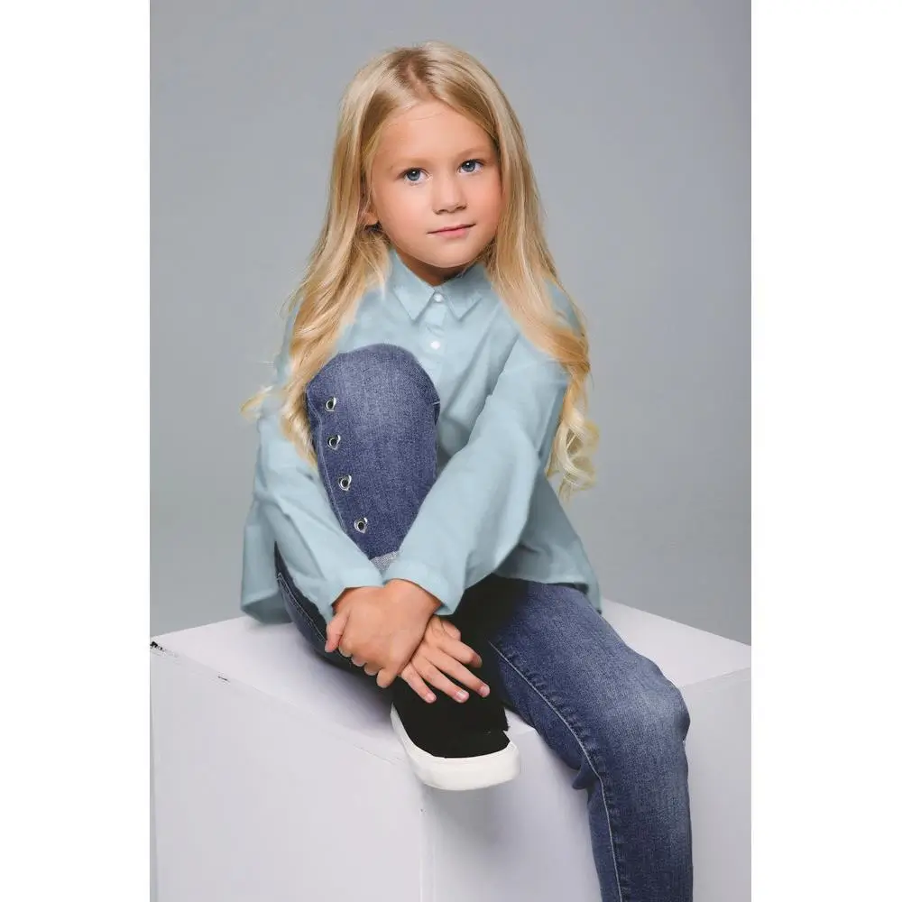 Biologische Candy Cotton babyblauw