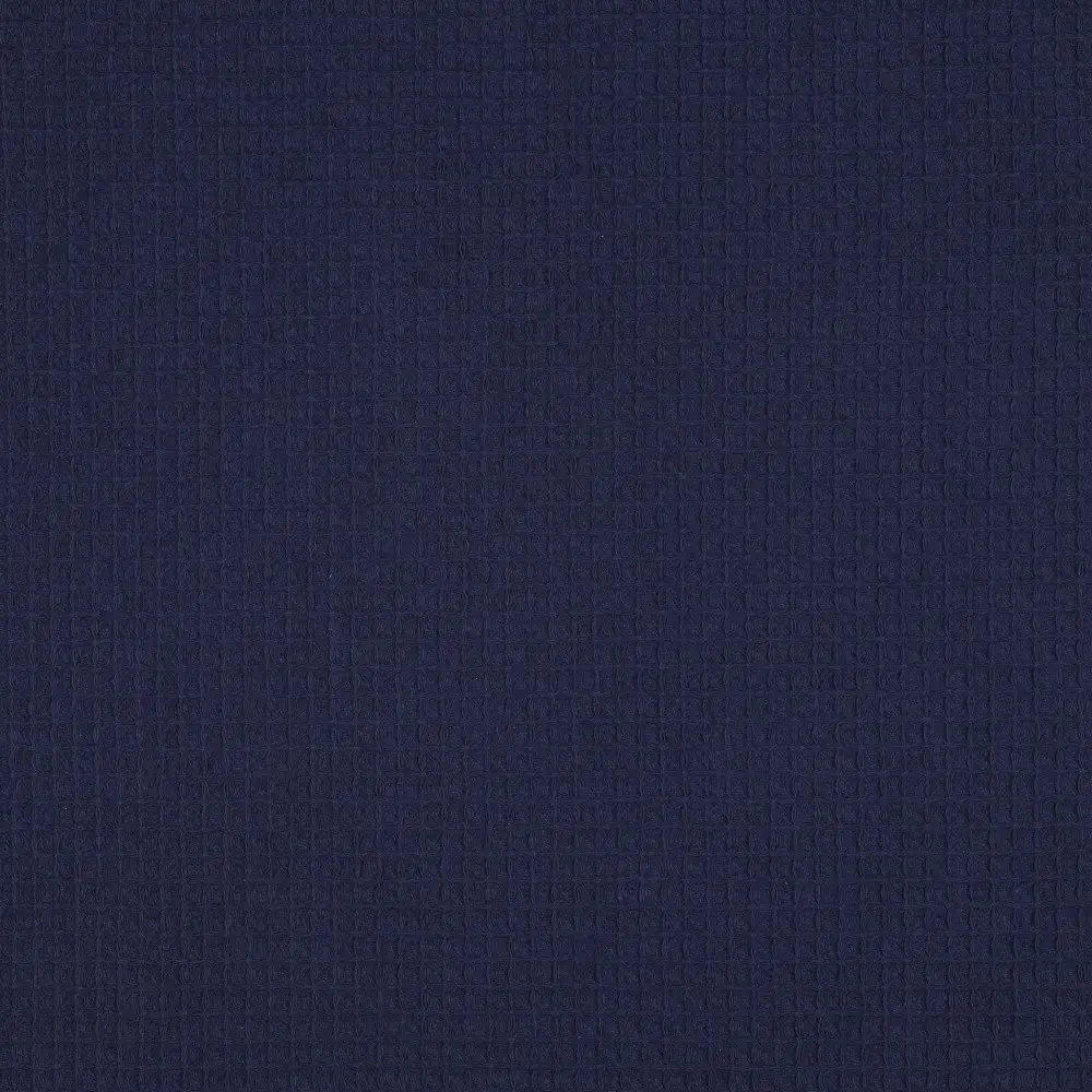Wafelkatoen navyblauw