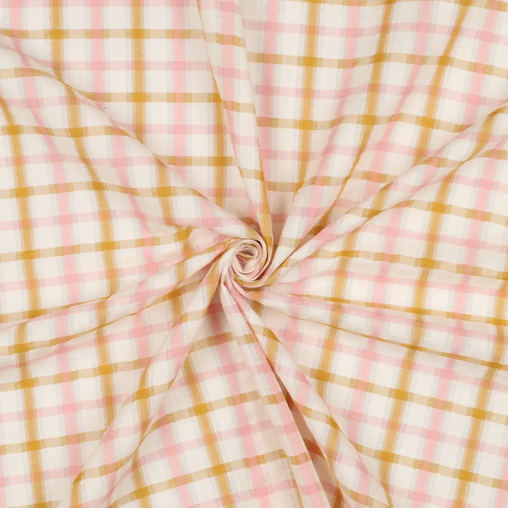 Cotton Seersucker Yarn Dyed Checks