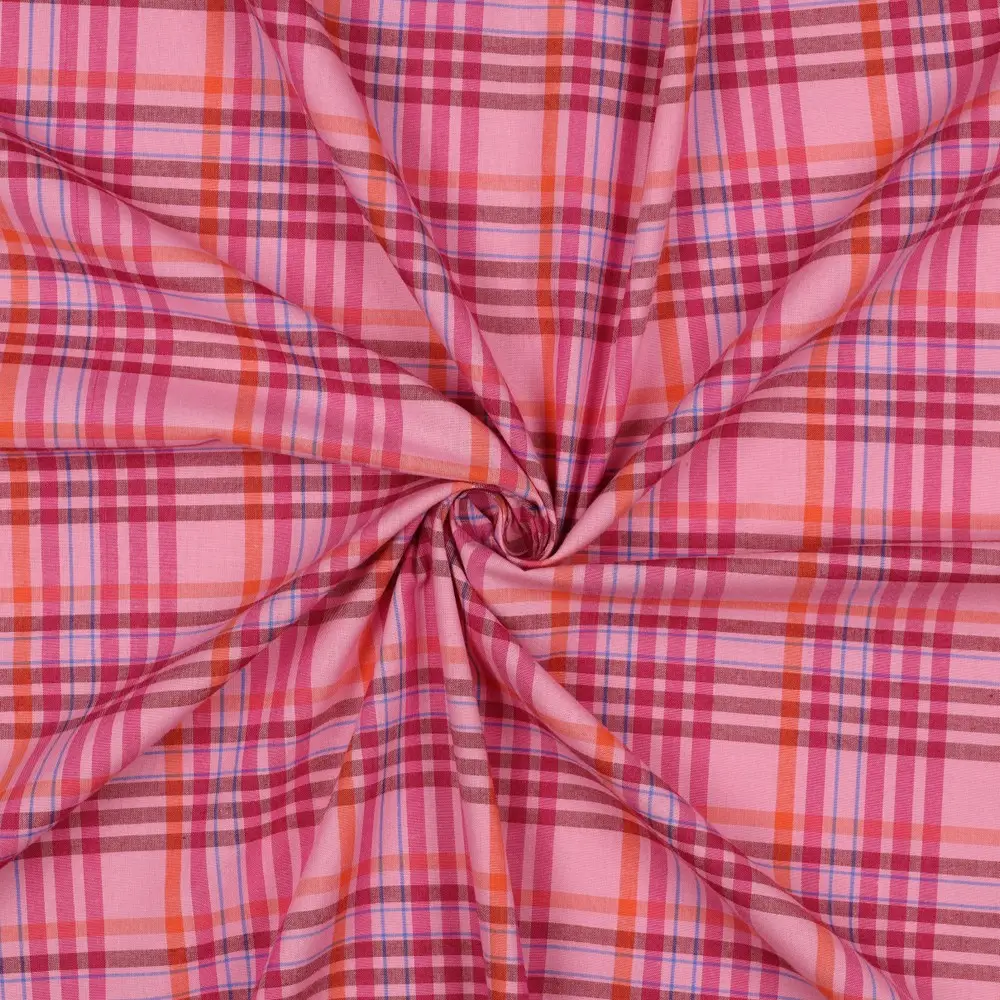 Cotton Yarn Dyed Checks