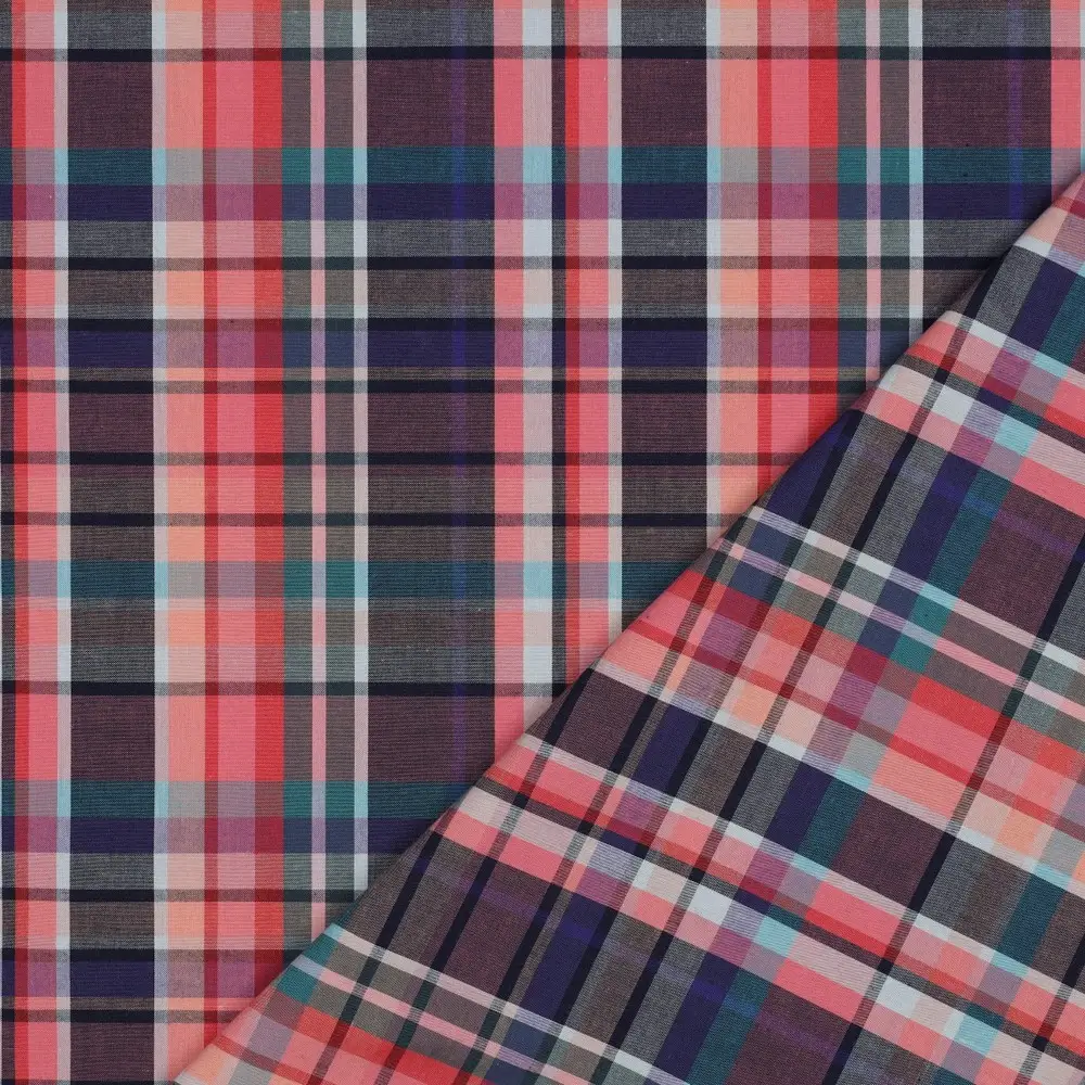 Cotton Yarn Dyed Checks