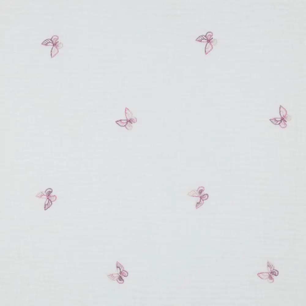Double Gauze Embroidery Butterfly