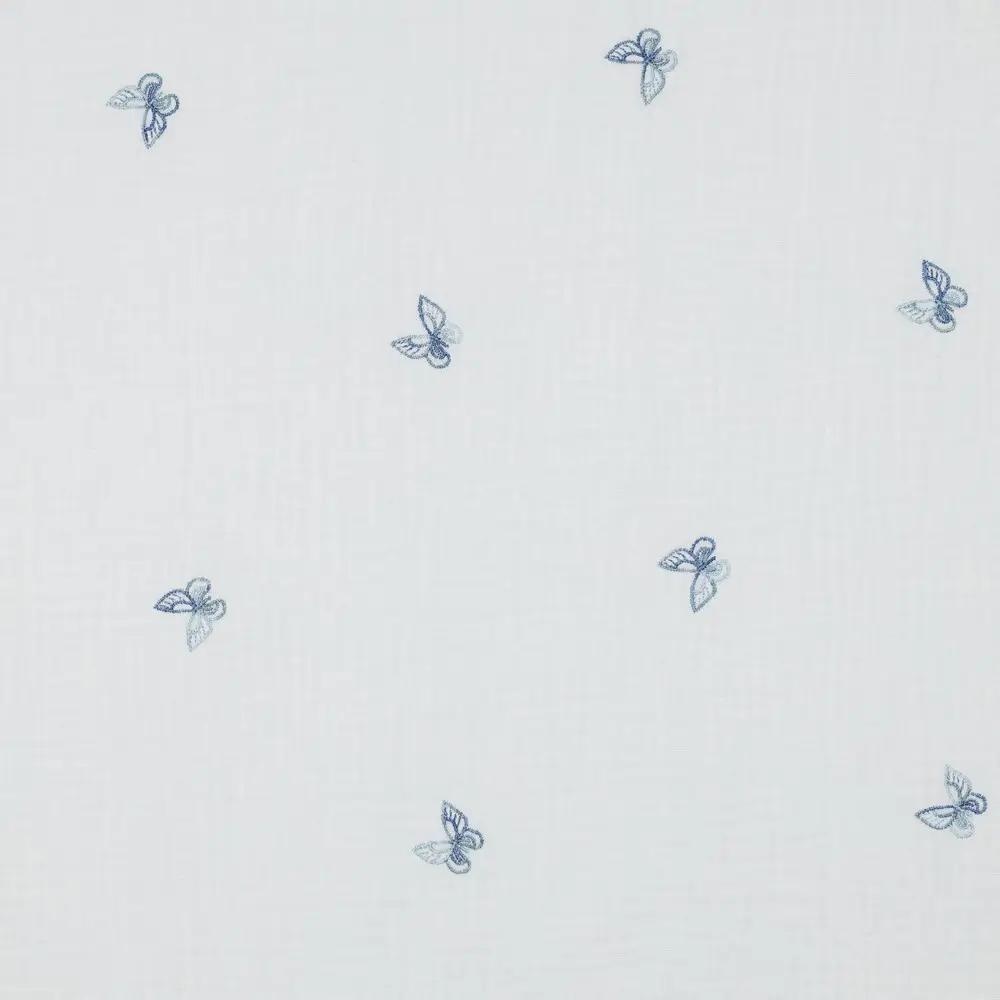 Double Gauze Embroidery Butterfly