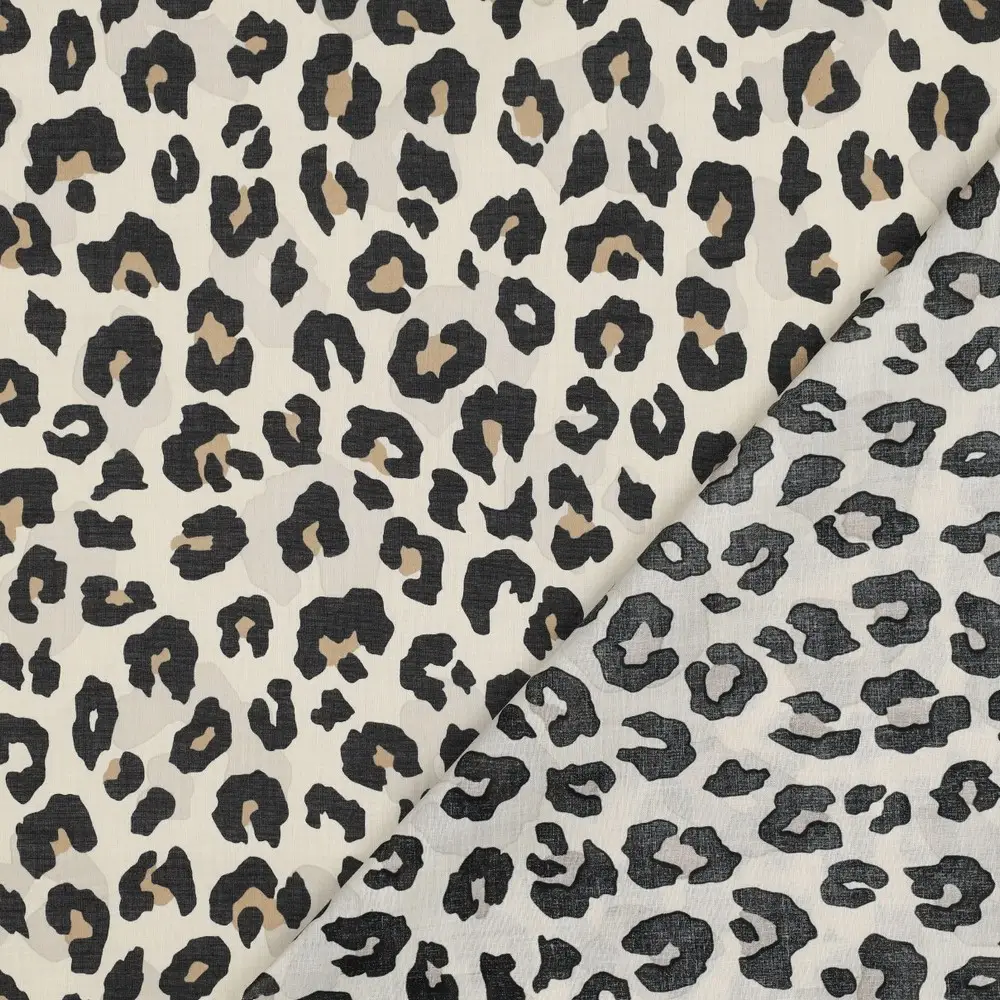 Cotton Voile Animal Skin
