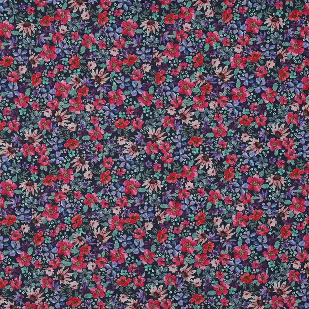 Poplin Digital Small Flowers