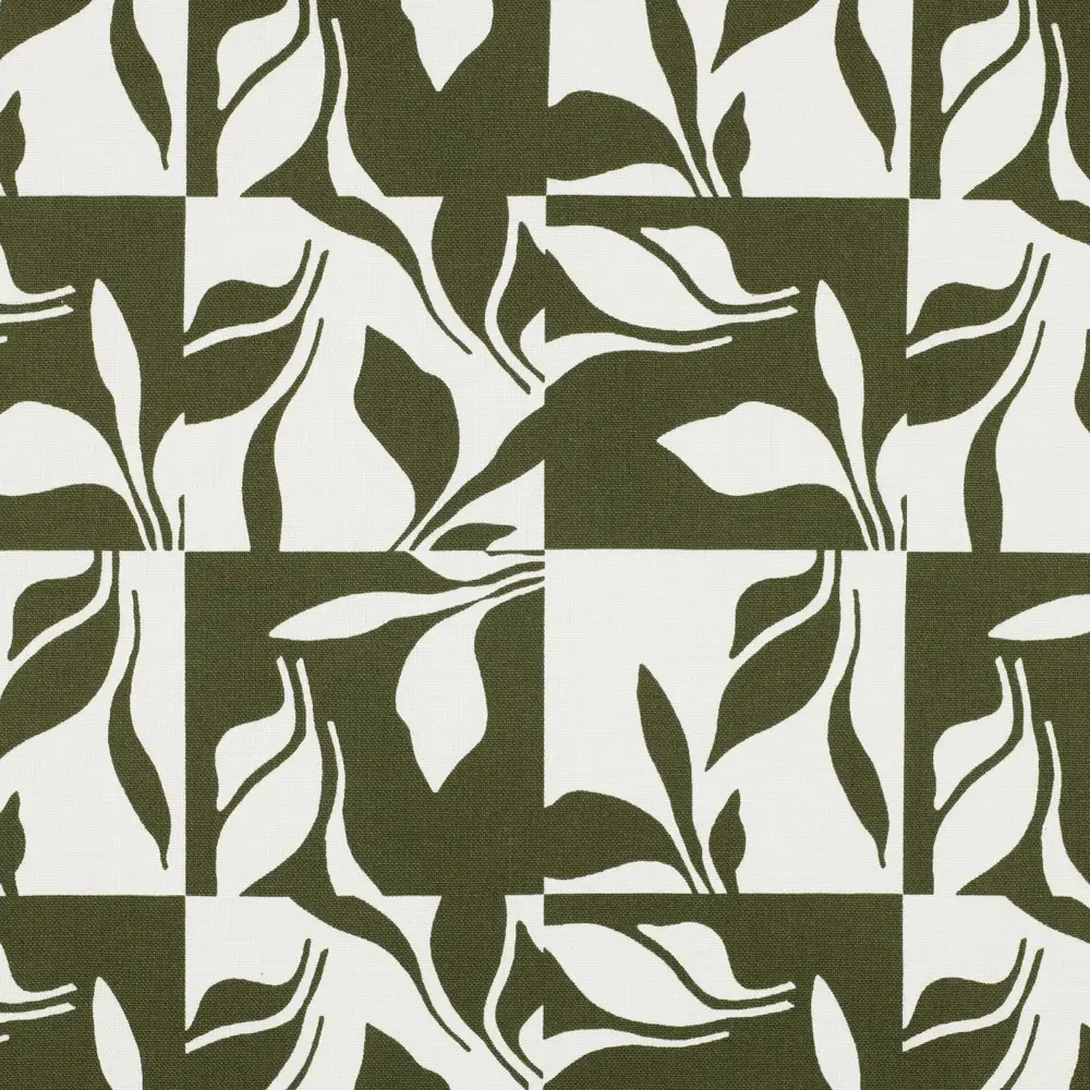 Canvas Abstract Leaves