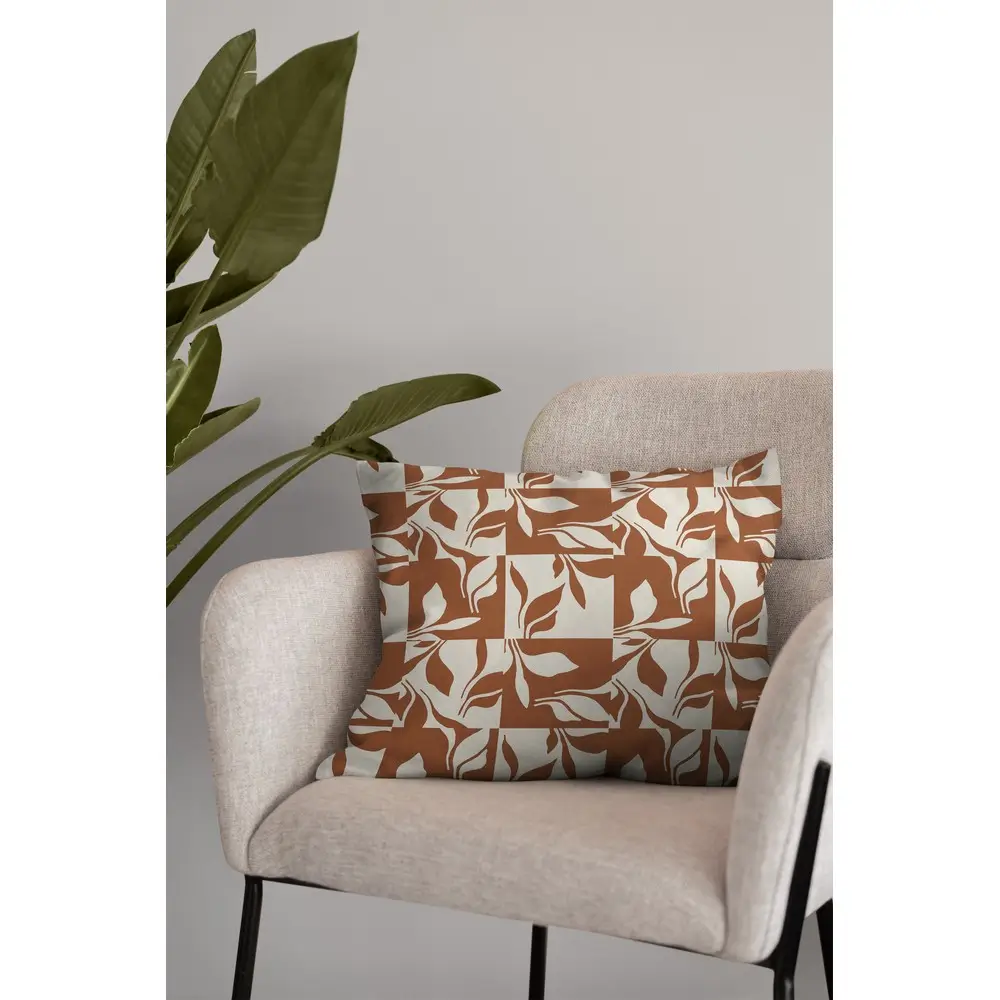 Canvas Abstract Leaves