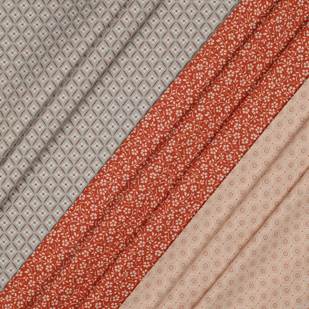 Poplin Flowers and Dots