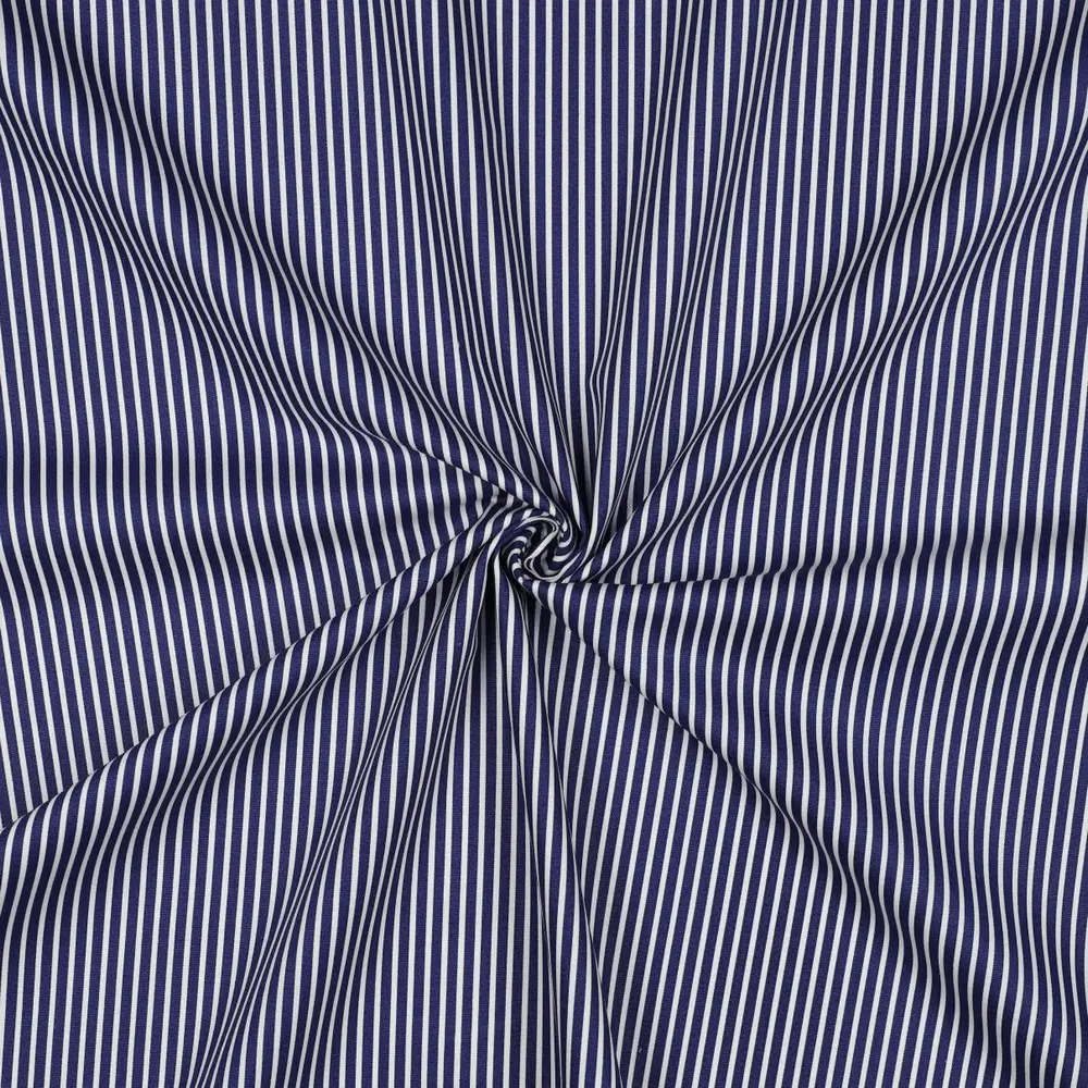 Poplin Stripe kobalt