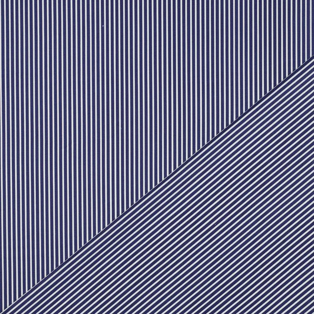 Poplin Stripe kobalt