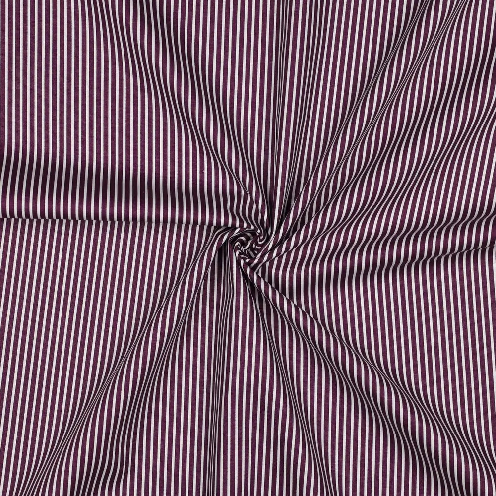 Poplin Stripe paars