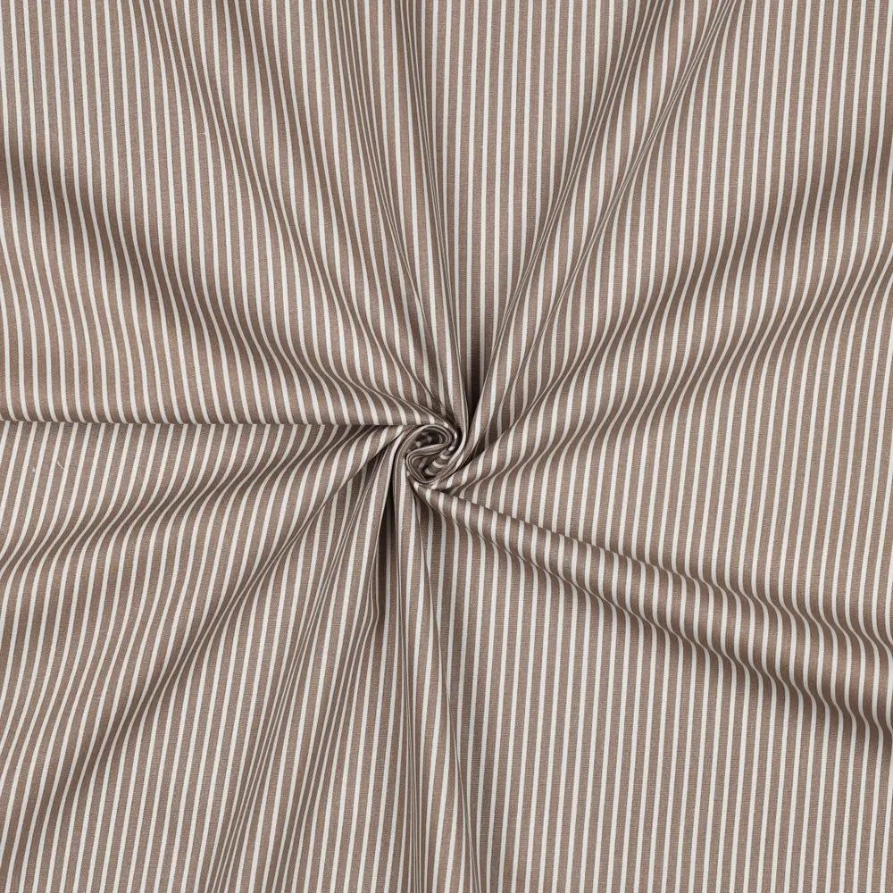 Poplin Stripe taupe
