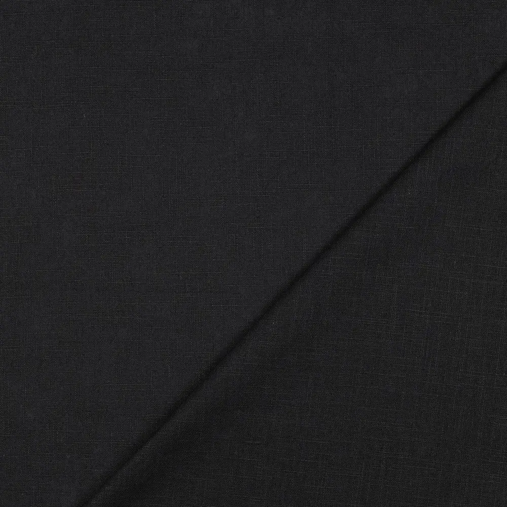 Linnen washed zwart