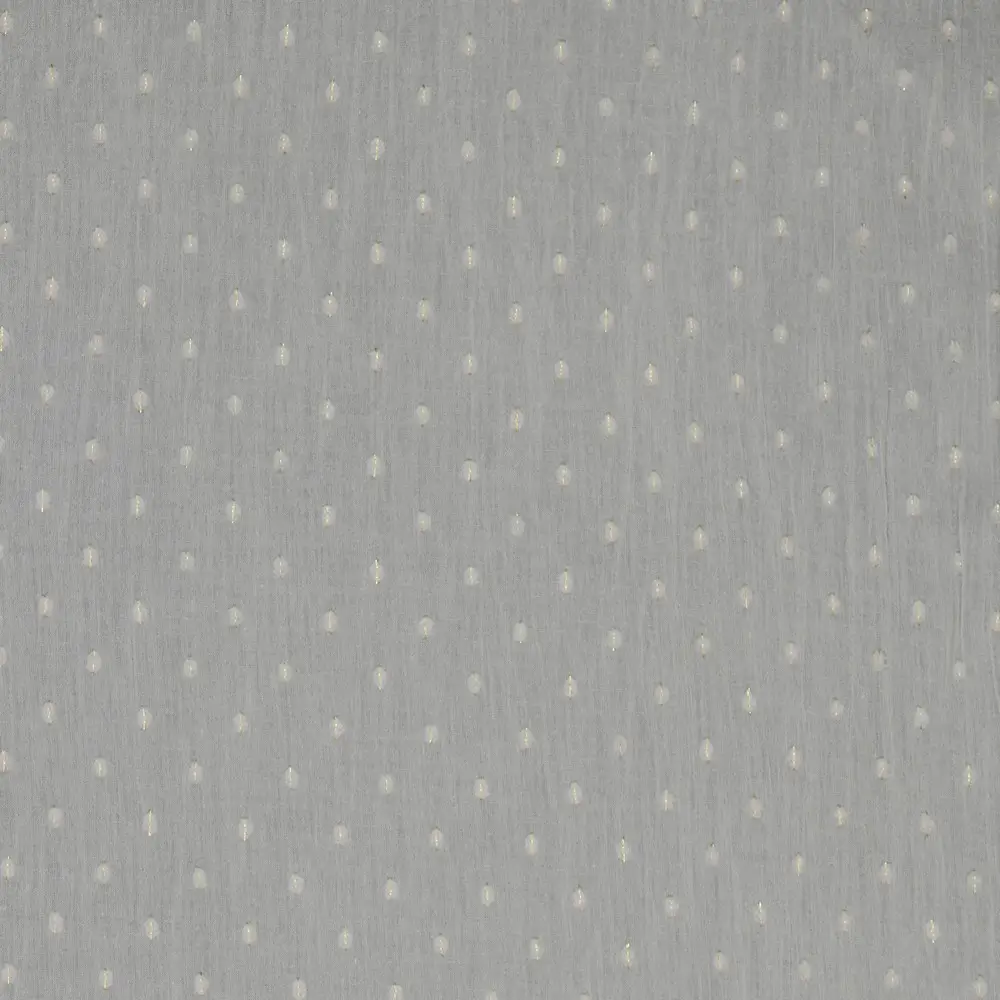 Cotton Crinkle Dobby Rose Lurex Gold