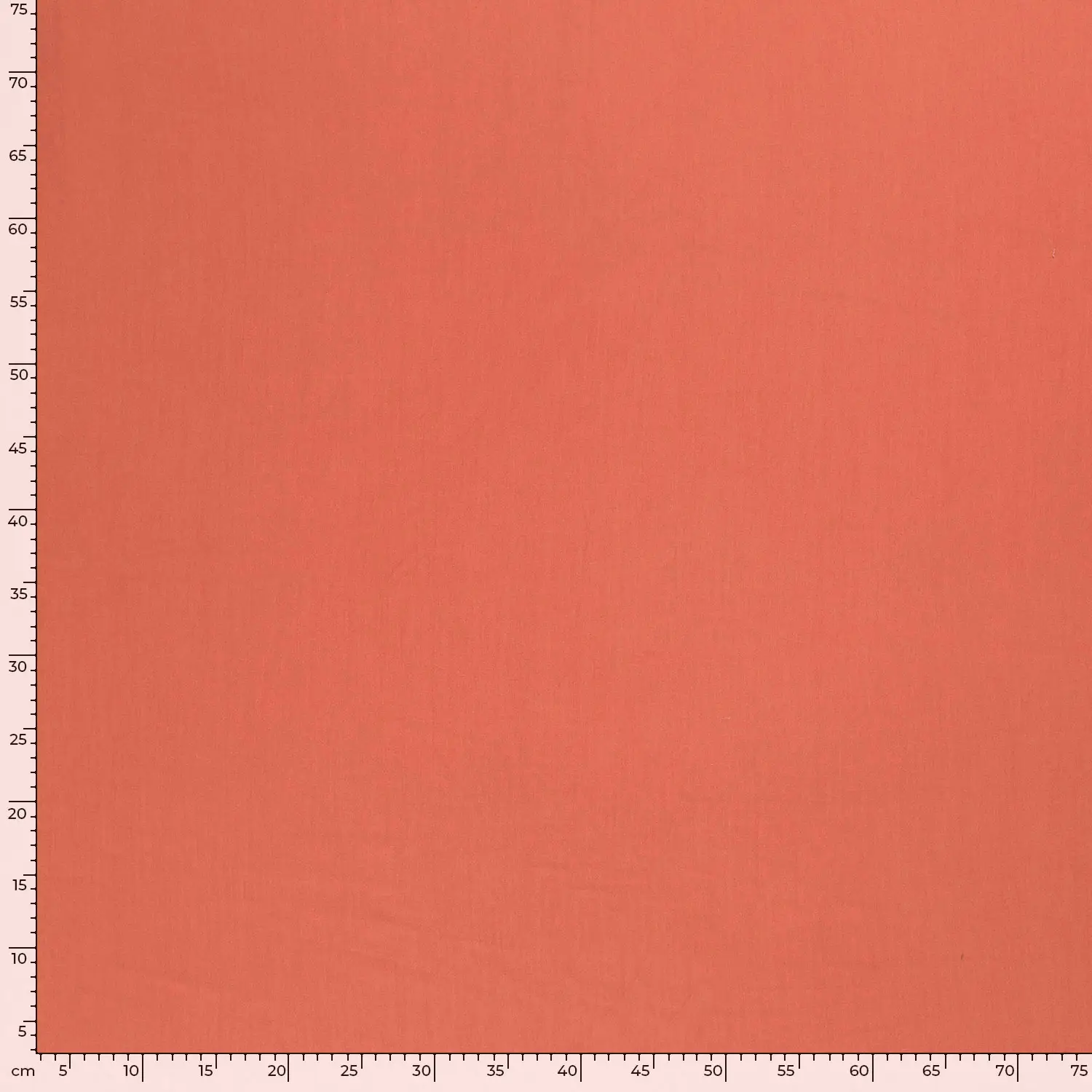 Bamboo Poplin Plain Brique (donkeroranje)