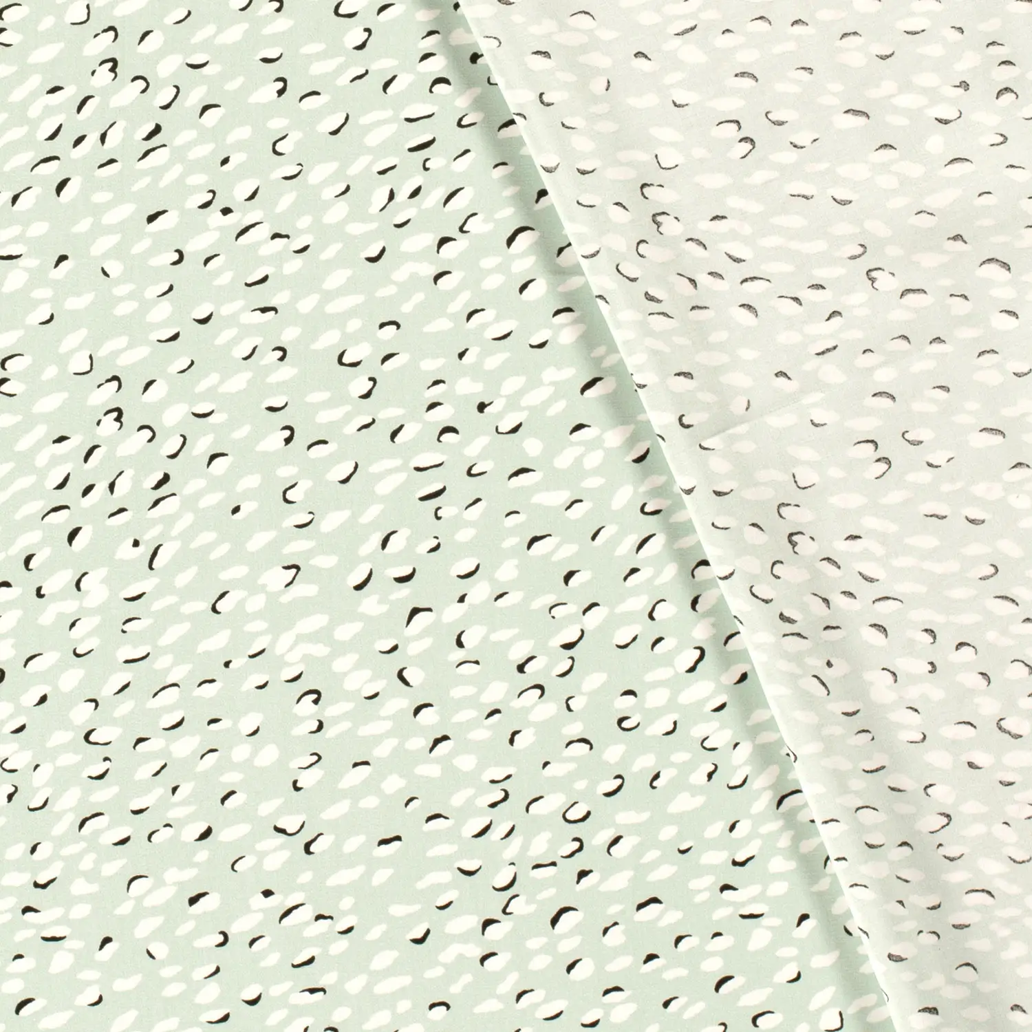 Bamboo Poplin Spots mint