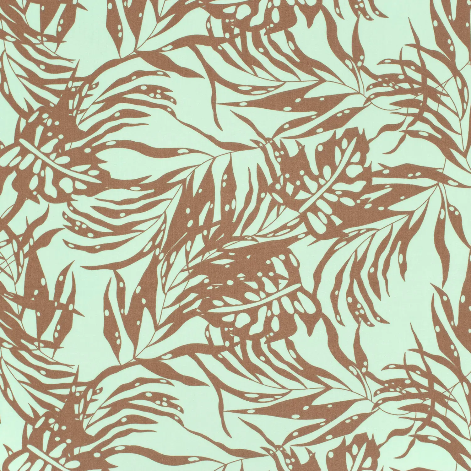 Bamboo Poplin Leaves