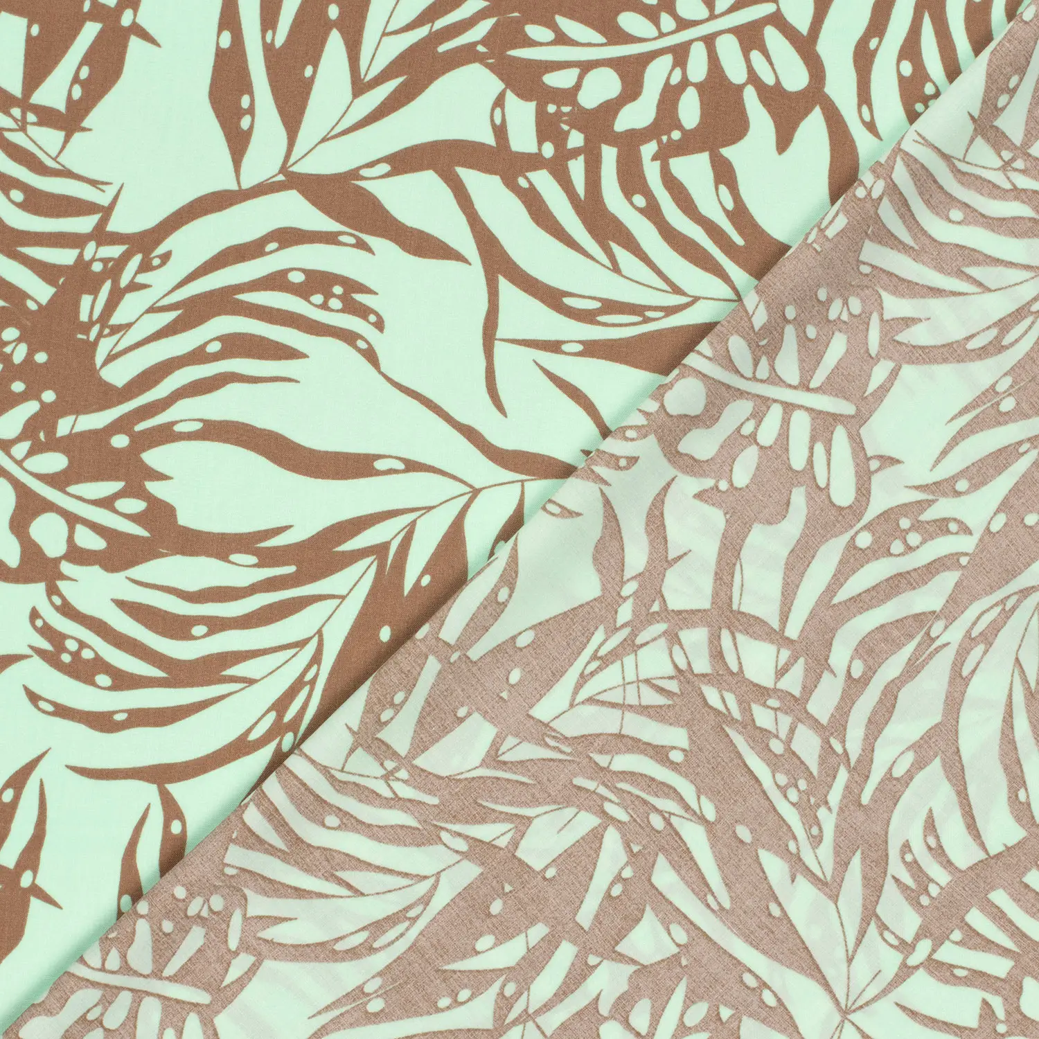 Bamboo Poplin Leaves