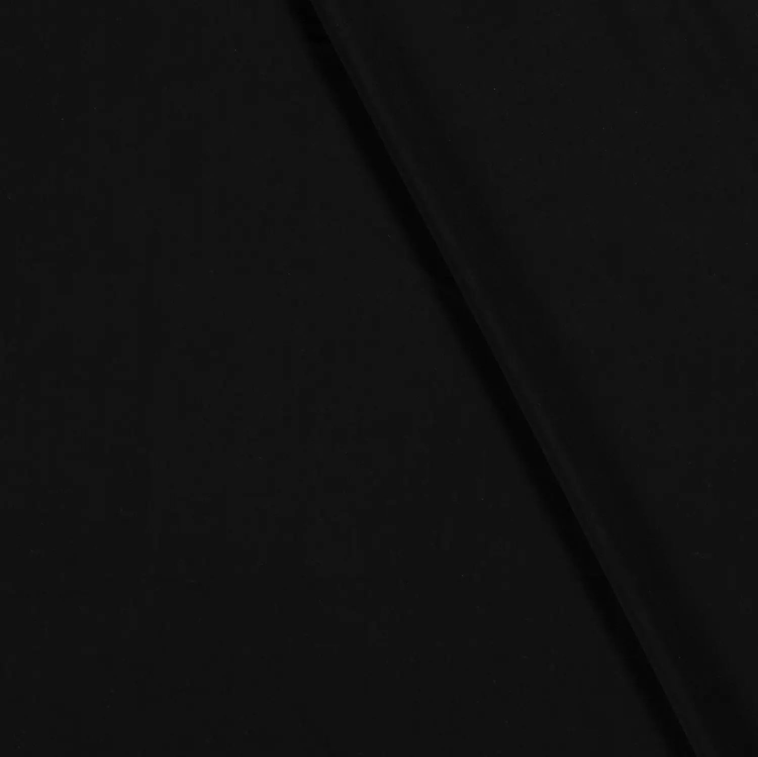 Bamboo Poplin Plain zwart