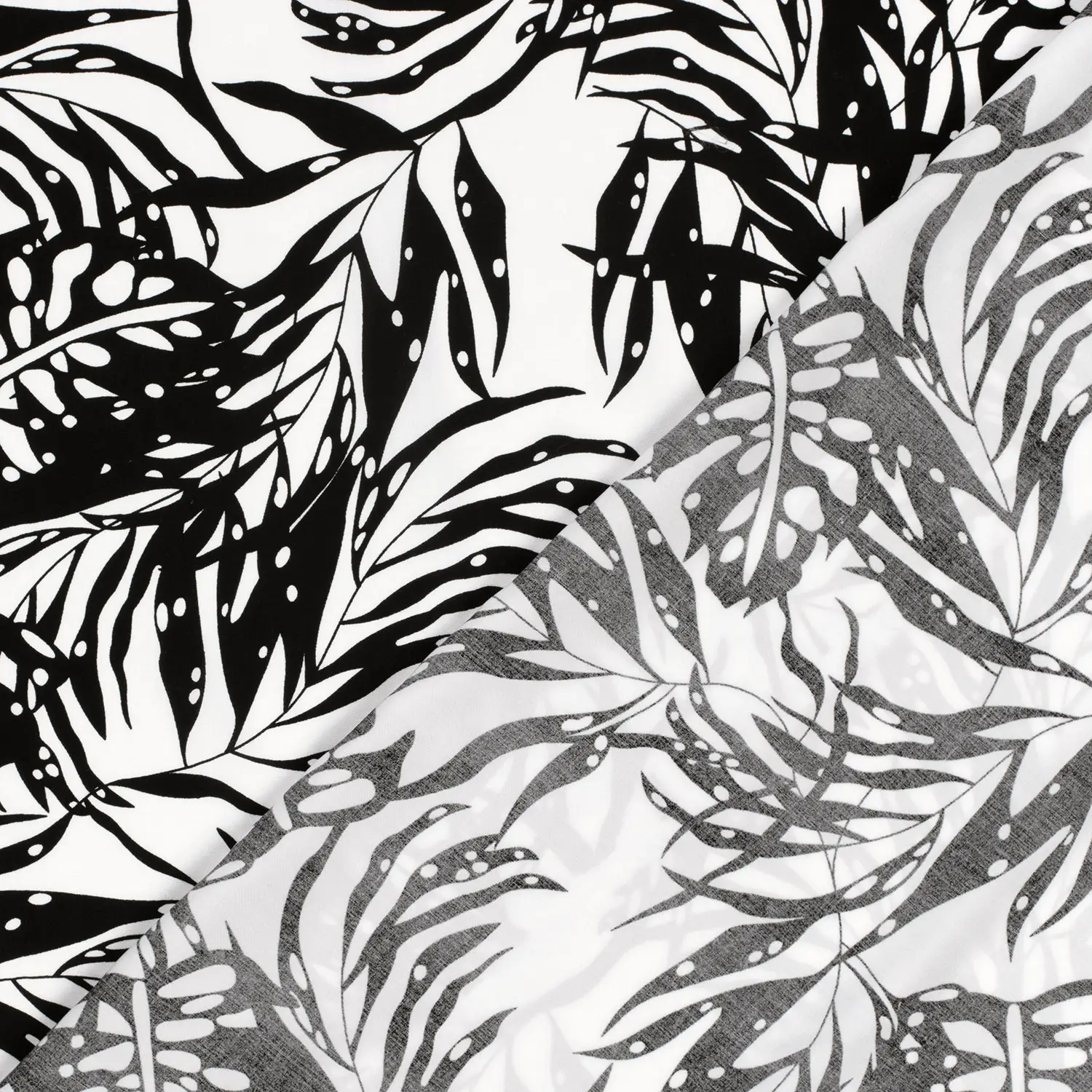 Bamboo Poplin Leaves