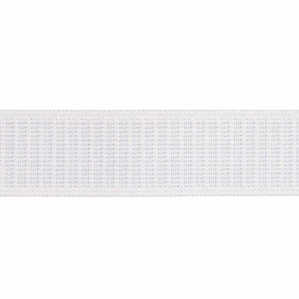 Milward Niet-oprollend elastiek wit 31mm - 1m