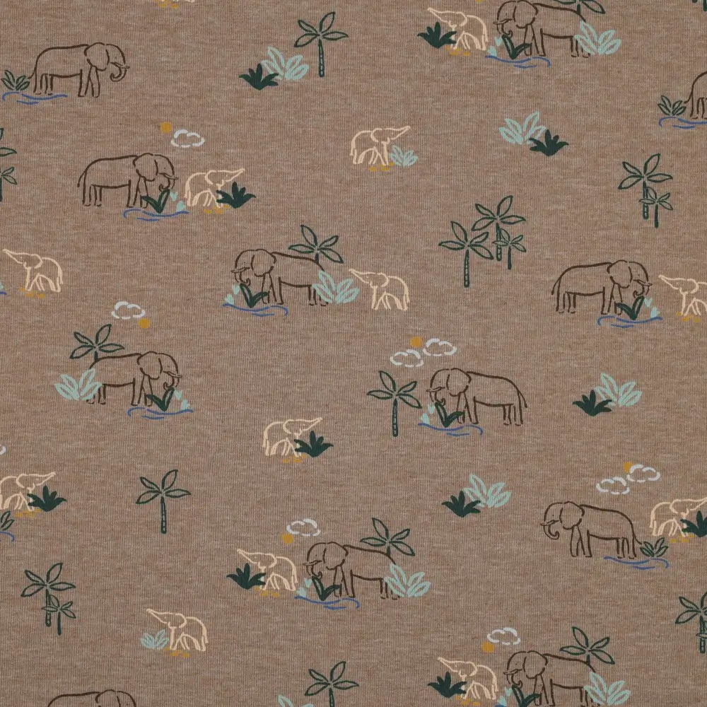 Jersey Melange Elephants