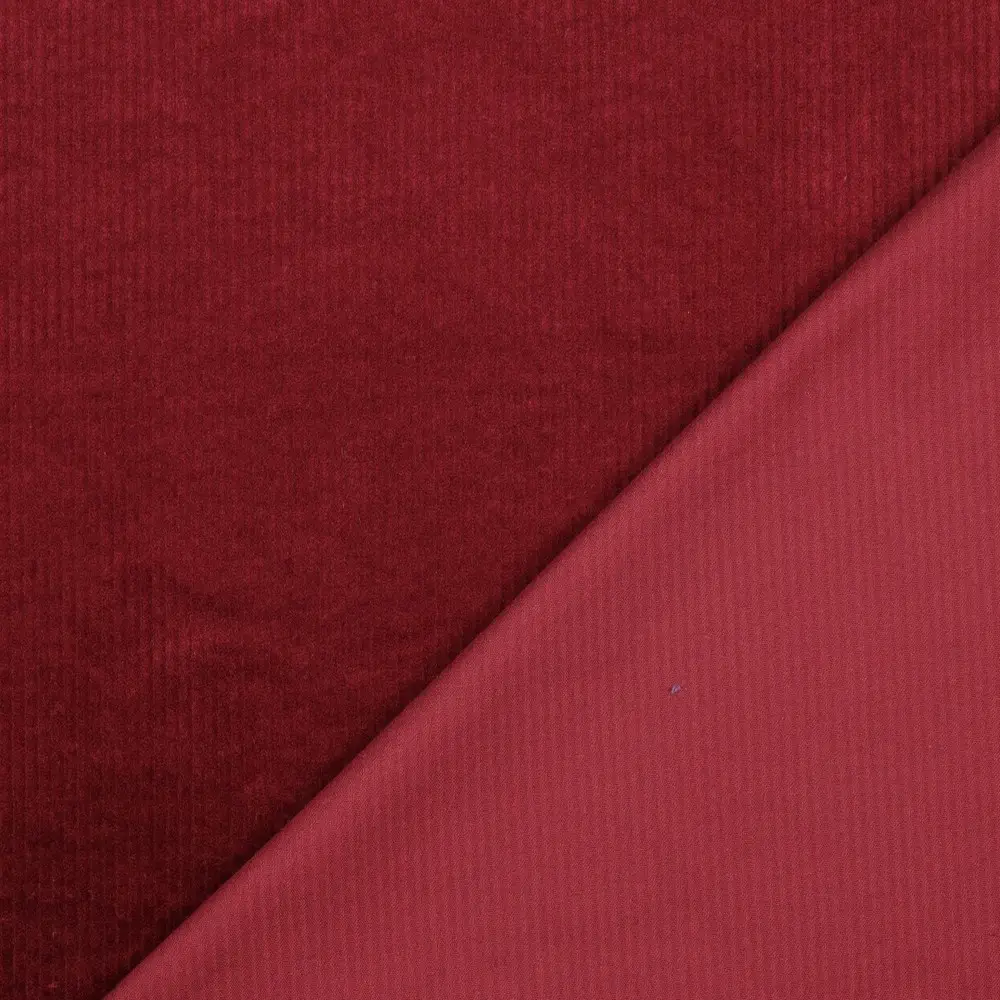 Corduroy washed 6w Stretch bordeaux
