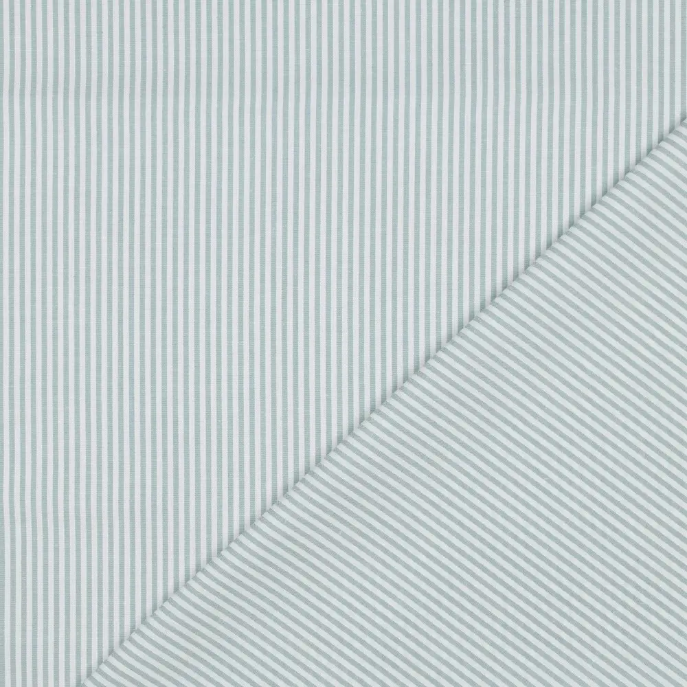 Yarn Dyed Stripe 3MM teal