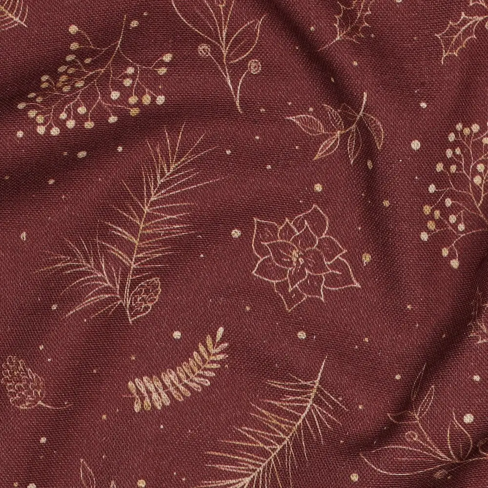 canvas kerst  bordeaux