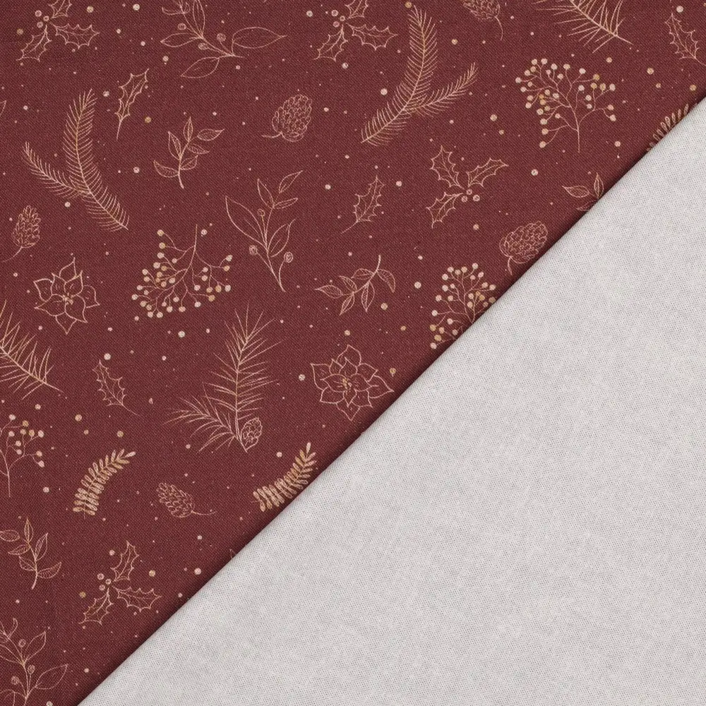 canvas kerst  bordeaux