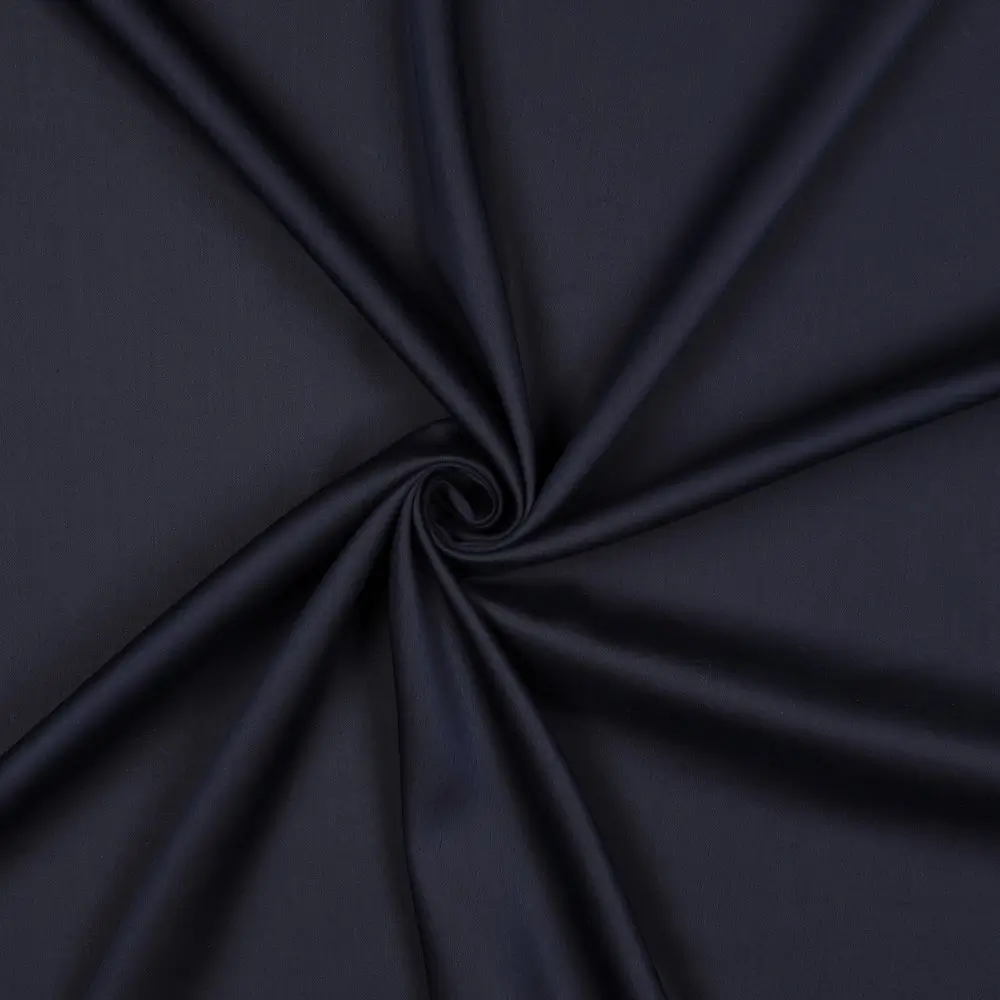 Tencel Lyocell satin navy