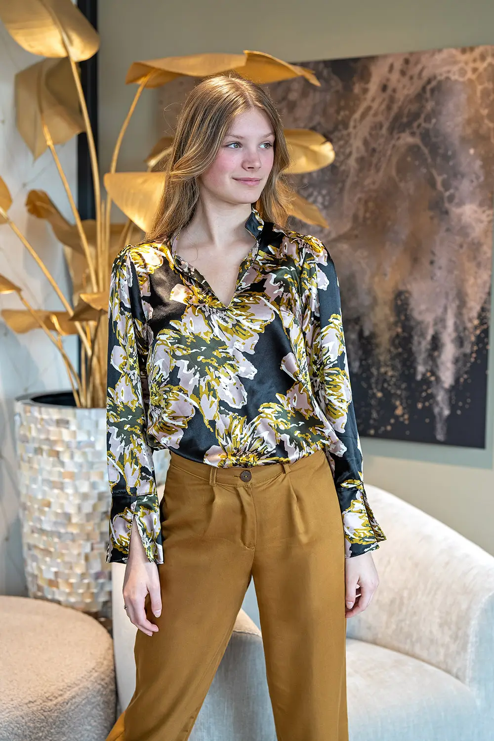 Tencel Twill Oker