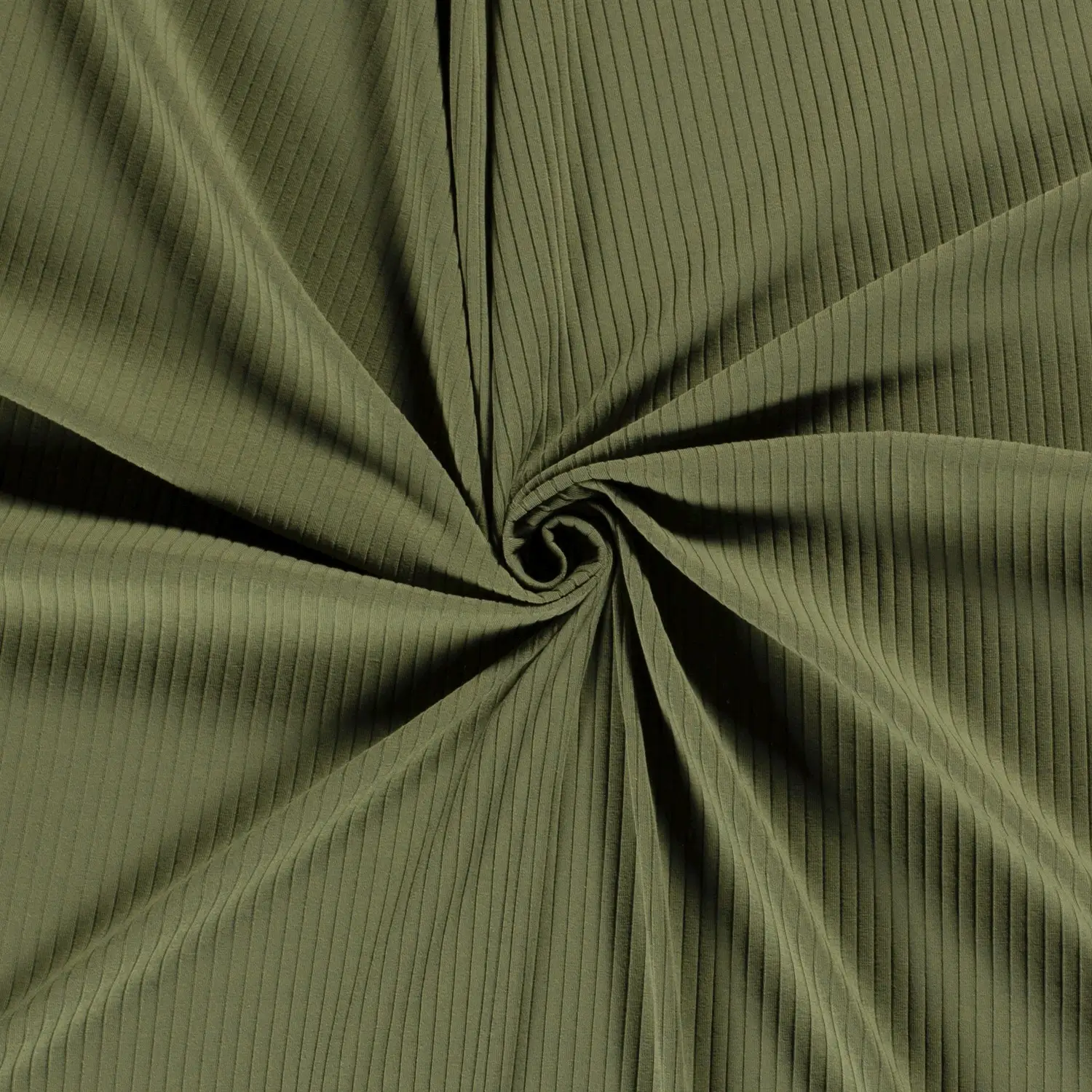 Baby Big Rib Jersey bosgroen