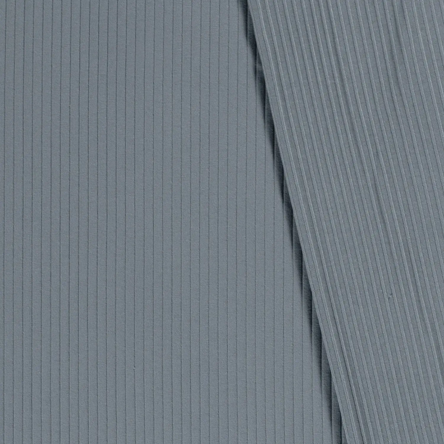 Baby Big Rib Jersey Staalblauw