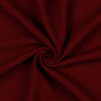 Wafel Jersey Gots Bordeaux