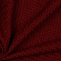 Wafel Jersey Gots Bordeaux