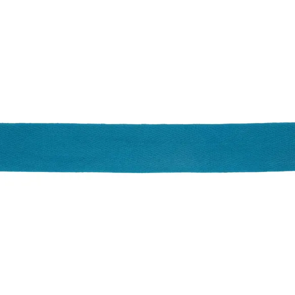 Keperband katoen 30mm blauw kleur 298