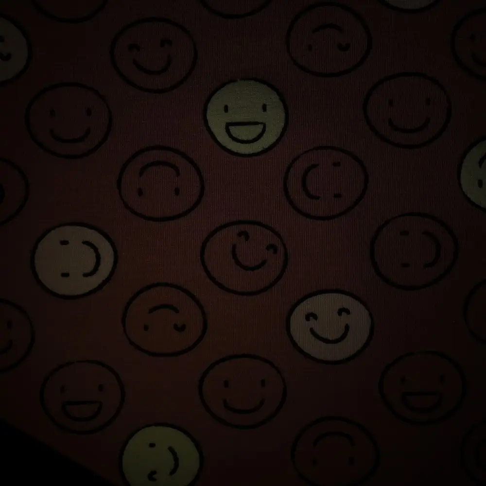 Jersey Glow in the Dark Happy Faces