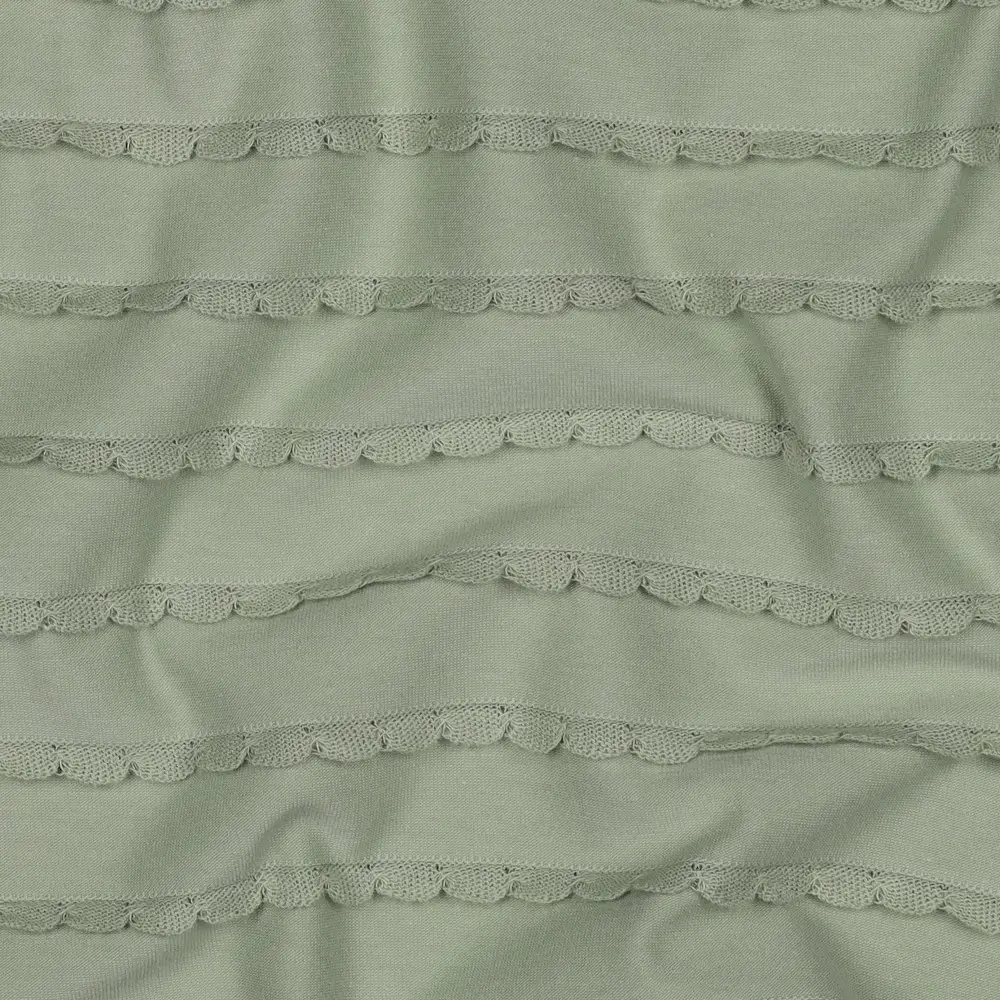 Jersey Ruffles saliegroen