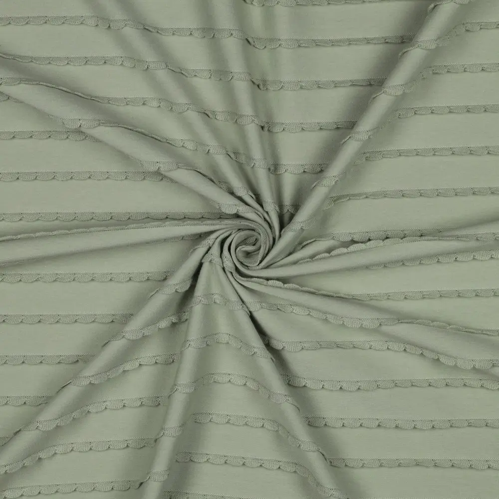 Jersey Ruffles saliegroen
