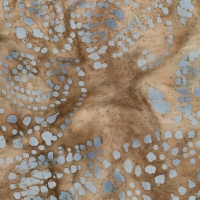 Handcrafted Batik Katoen Beige