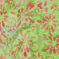 Handcrafted Batik Katoen Lime