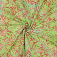 Handcrafted Batik Katoen Lime