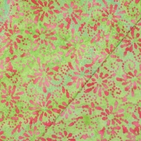 Handcrafted Batik Katoen Lime