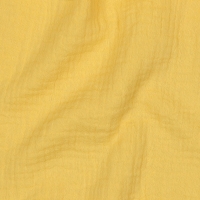 Double Gauze Gots zacht geel