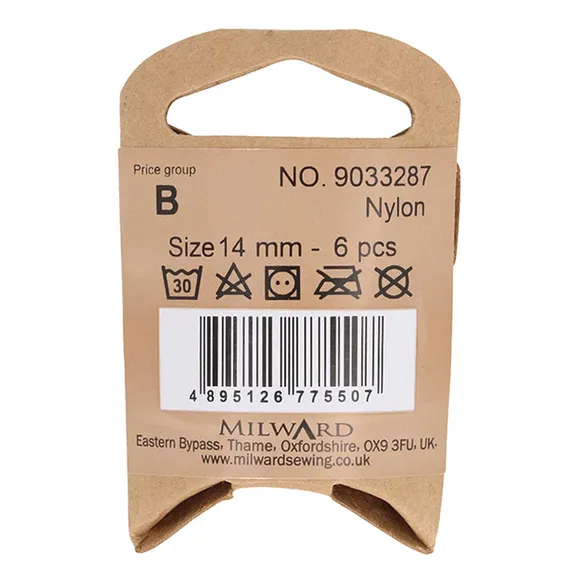 Milward Knoop 4-gaats 14mm blauw met navy - 1x6st