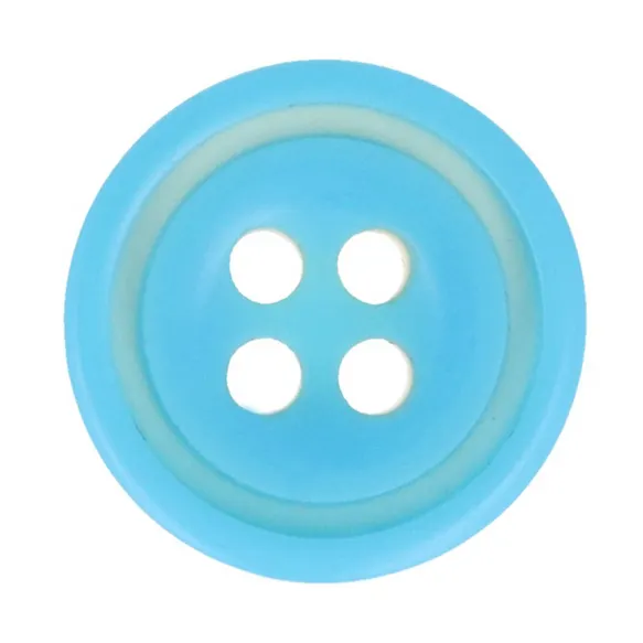 Milward Knoop 4-gaats 14mm blauw met wit - 1x6st