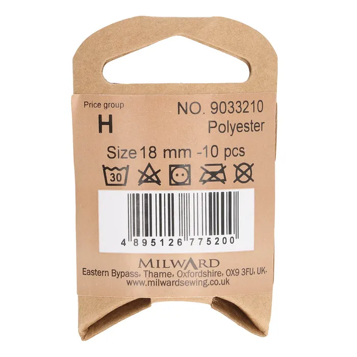 Milward Knoop 4-gaats 18mm blauw - 1x10st